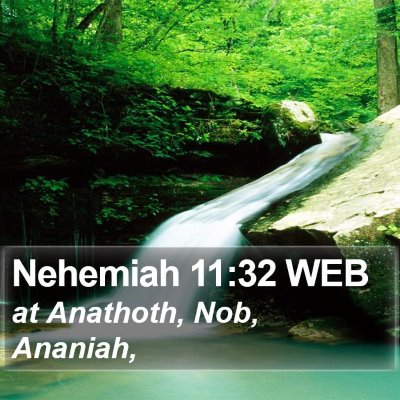 Nehemiah 11:32 WEB Bible Verse Image