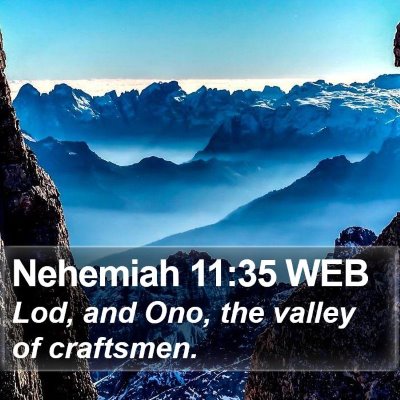 Nehemiah 11:35 WEB Bible Verse Image