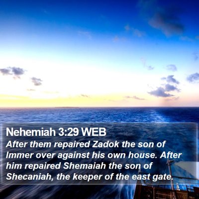 Nehemiah 3:29 WEB Bible Verse Image