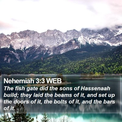 Nehemiah 3:3 WEB Bible Verse Image