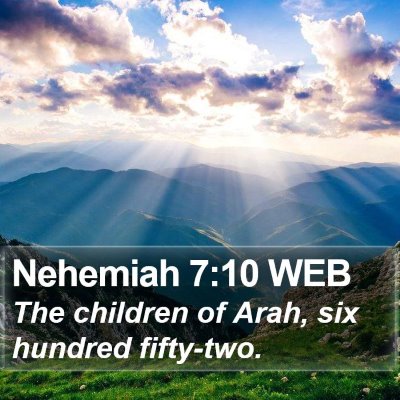 Nehemiah 7:10 WEB Bible Verse Image
