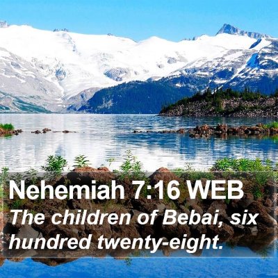 Nehemiah 7:16 WEB Bible Verse Image