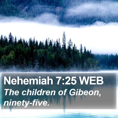 Nehemiah 7:25 WEB Bible Verse Image