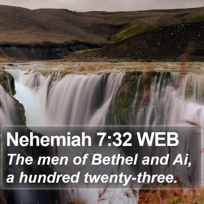 Nehemiah 7:32 WEB Bible Verse Image