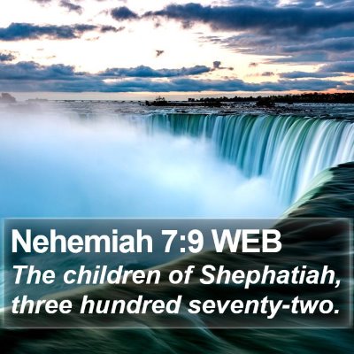 Nehemiah 7:9 WEB Bible Verse Image