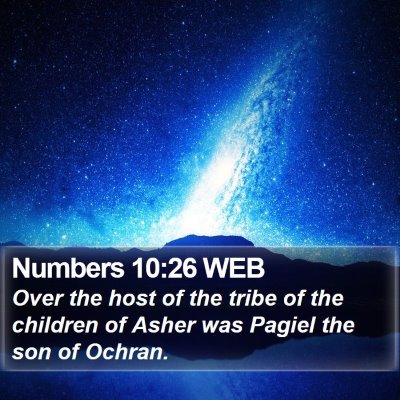 Numbers 10:26 WEB Bible Verse Image