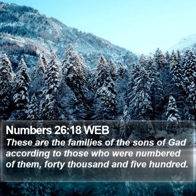 Numbers 26:18 WEB Bible Verse Image