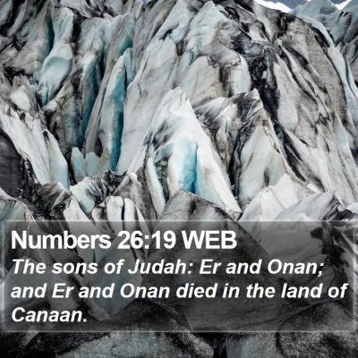 Numbers 26:19 WEB Bible Verse Image