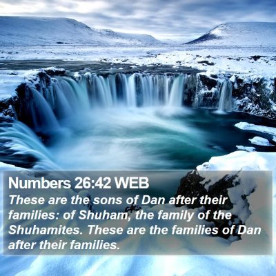 Numbers 26:42 WEB Bible Verse Image