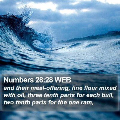 Numbers 28:28 WEB Bible Verse Image