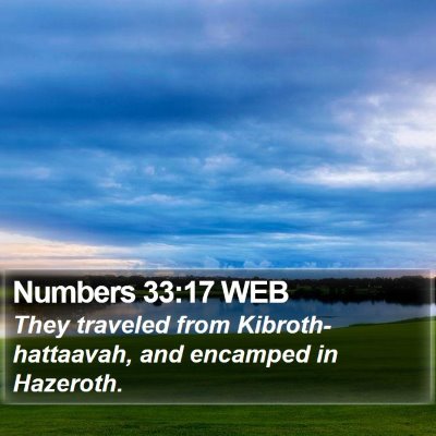 Numbers 33:17 WEB Bible Verse Image