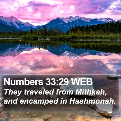 Numbers 33:29 WEB Bible Verse Image