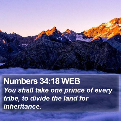 Numbers 34:18 WEB Bible Verse Image