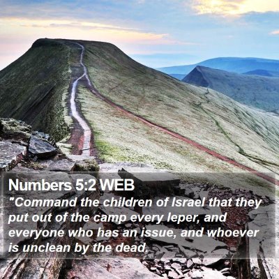 Numbers 5:2 WEB Bible Verse Image