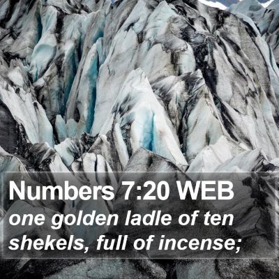 Numbers 7:20 WEB Bible Verse Image