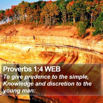 Proverbs 1:4 WEB Bible Verse Image