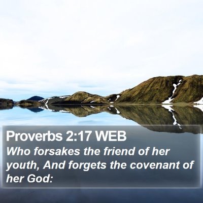 Proverbs 2:17 WEB Bible Verse Image