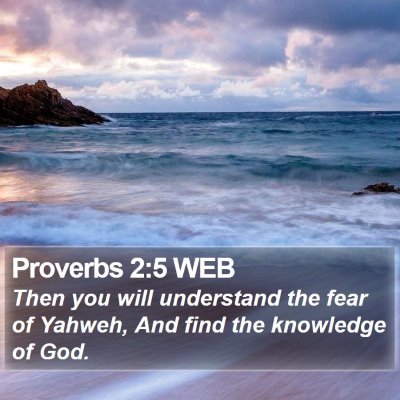 Proverbs 2:5 WEB Bible Verse Image