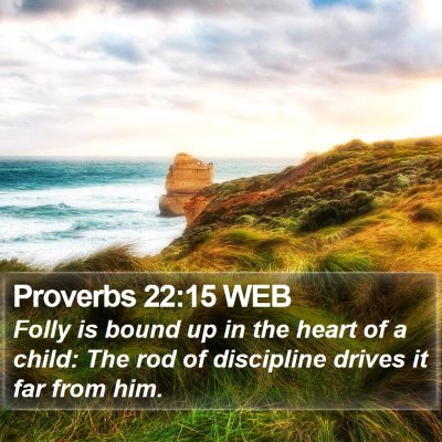 Proverbs 22:15 WEB Bible Verse Image