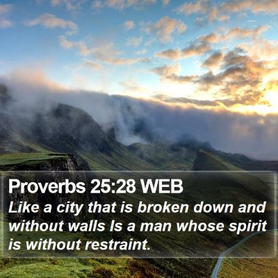 Proverbs 25:28 WEB Bible Verse Image
