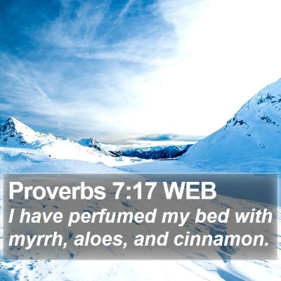 Proverbs 7:17 WEB Bible Verse Image
