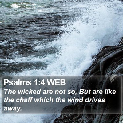 Psalms 1:4 WEB Bible Verse Image