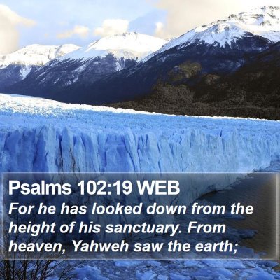 Psalms 102:19 WEB Bible Verse Image