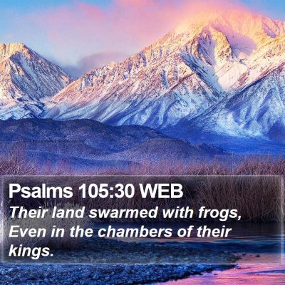 Psalms 105:30 WEB Bible Verse Image