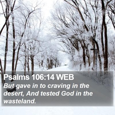 Psalms 106:14 WEB Bible Verse Image