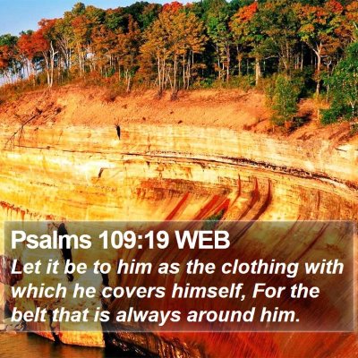 Psalms 109:19 WEB Bible Verse Image