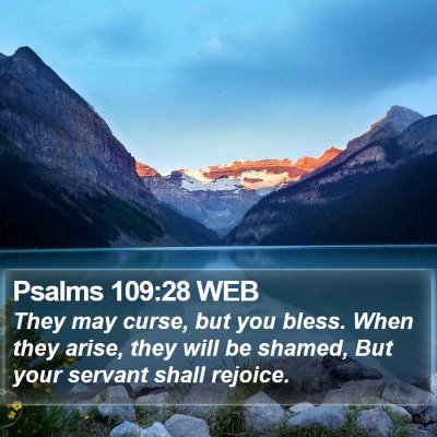 Psalms 109:28 WEB Bible Verse Image