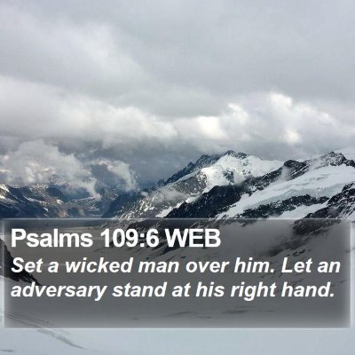 Psalms 109:6 WEB Bible Verse Image