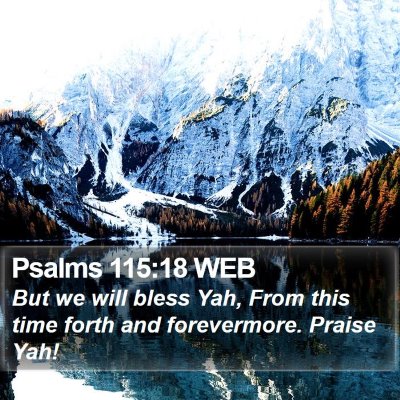Psalms 115:18 WEB Bible Verse Image