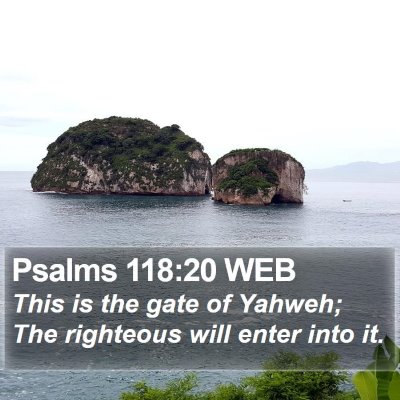 Psalms 118:20 WEB Bible Verse Image