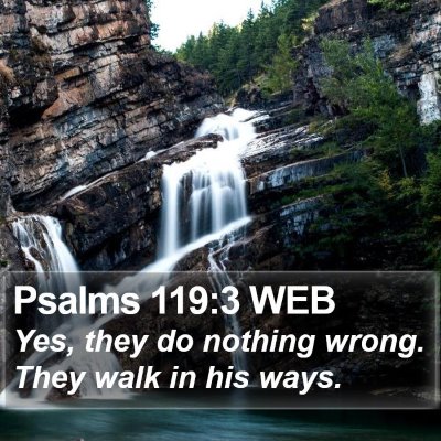 Psalms 119:3 WEB Bible Verse Image