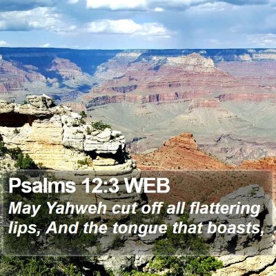 Psalms 12:3 WEB Bible Verse Image