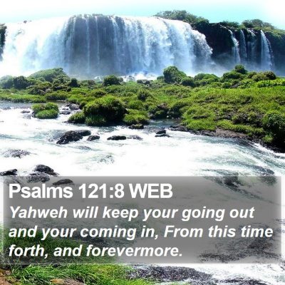 Psalms 121:8 WEB Bible Verse Image