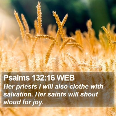 Psalms 132:16 WEB Bible Verse Image
