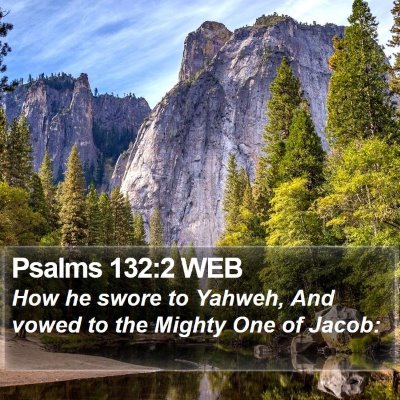 Psalms 132:2 WEB Bible Verse Image