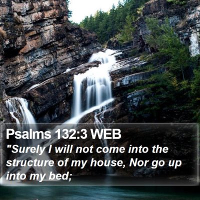 Psalms 132:3 WEB Bible Verse Image