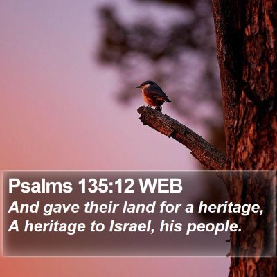 Psalms 135:12 WEB Bible Verse Image