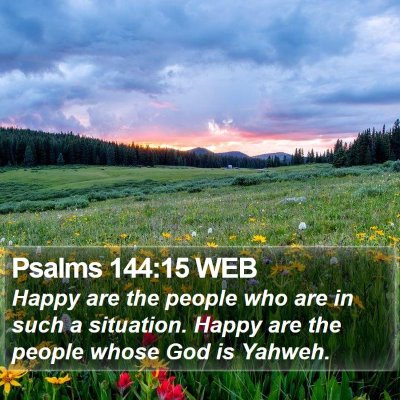 Psalms 144:15 WEB Bible Verse Image