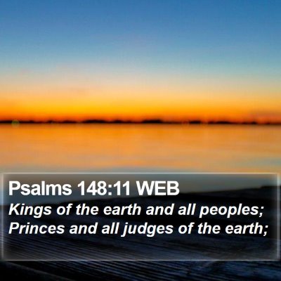 Psalms 148:11 WEB Bible Verse Image