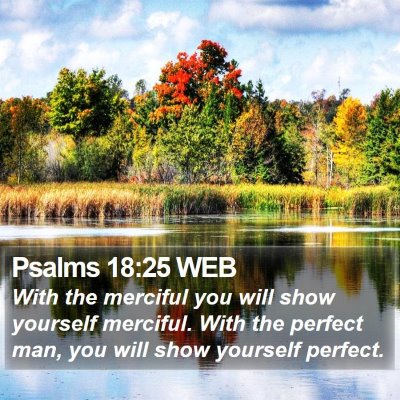 Psalms 18:25 WEB Bible Verse Image