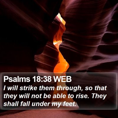Psalms 18:38 WEB Bible Verse Image