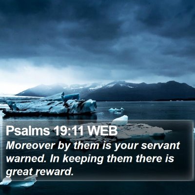 Psalms 19:11 WEB Bible Verse Image