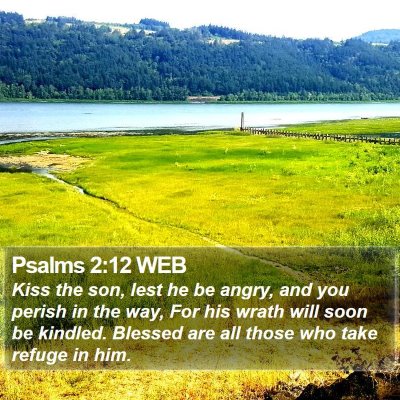 Psalms 2:12 WEB Bible Verse Image