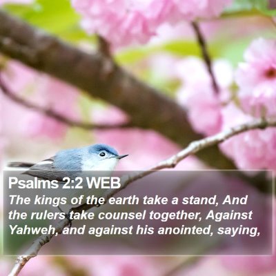 Psalms 2:2 WEB Bible Verse Image