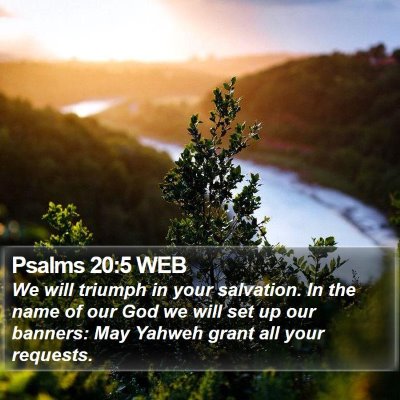 Psalms 20:5 WEB Bible Verse Image