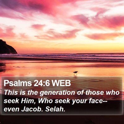 Psalms 24:6 WEB Bible Verse Image